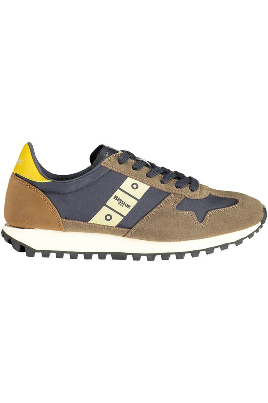 Blauer Elegant Sports Sneakers with Contrasting Accents