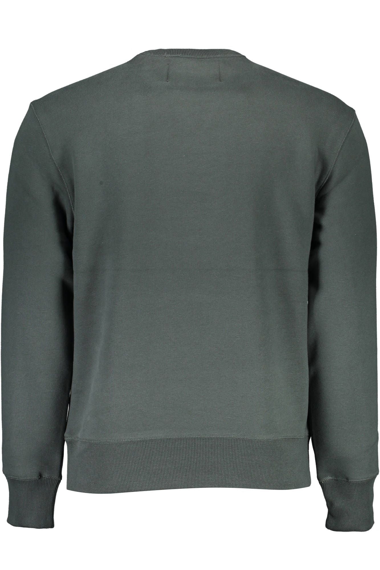 Calvin Klein Green Cotton Logo Sweatshirt