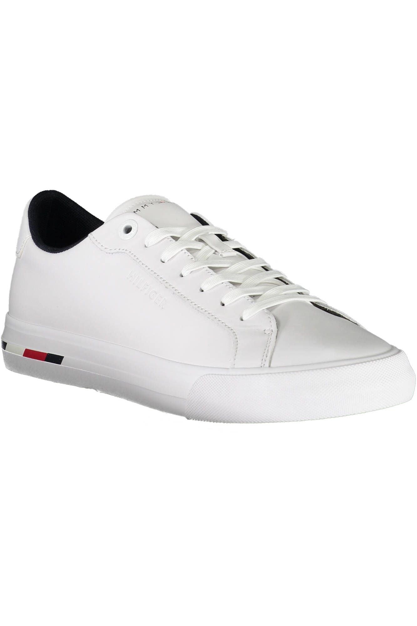 Tommy Hilfiger White Polyester Men Sneaker