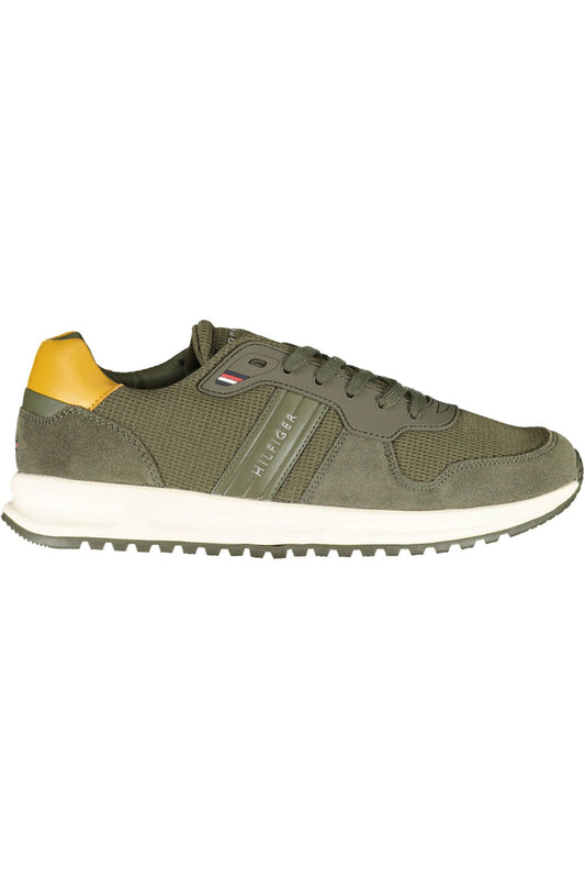 Tommy Hilfiger Green Polyester Men Sneaker