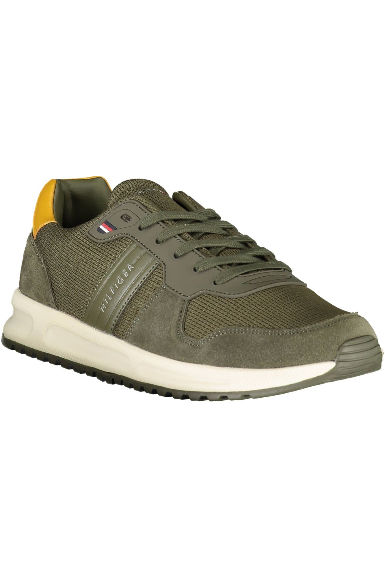 Tommy Hilfiger Eco-Conscious Green Sneakers With Logo Detail