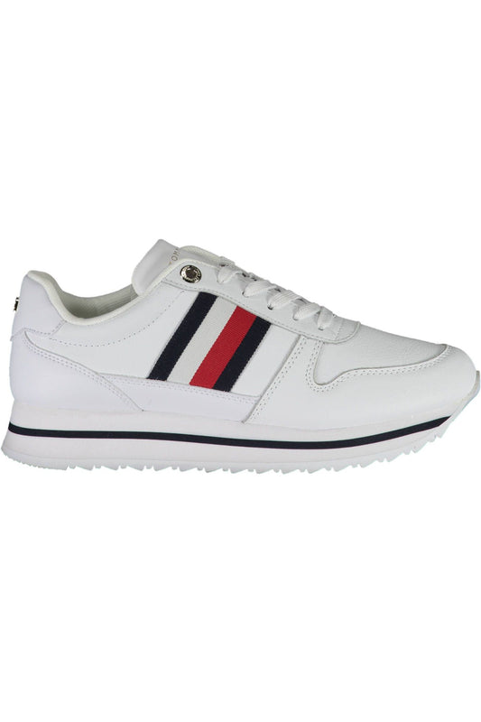 Tommy Hilfiger White Polyester Women Sneaker