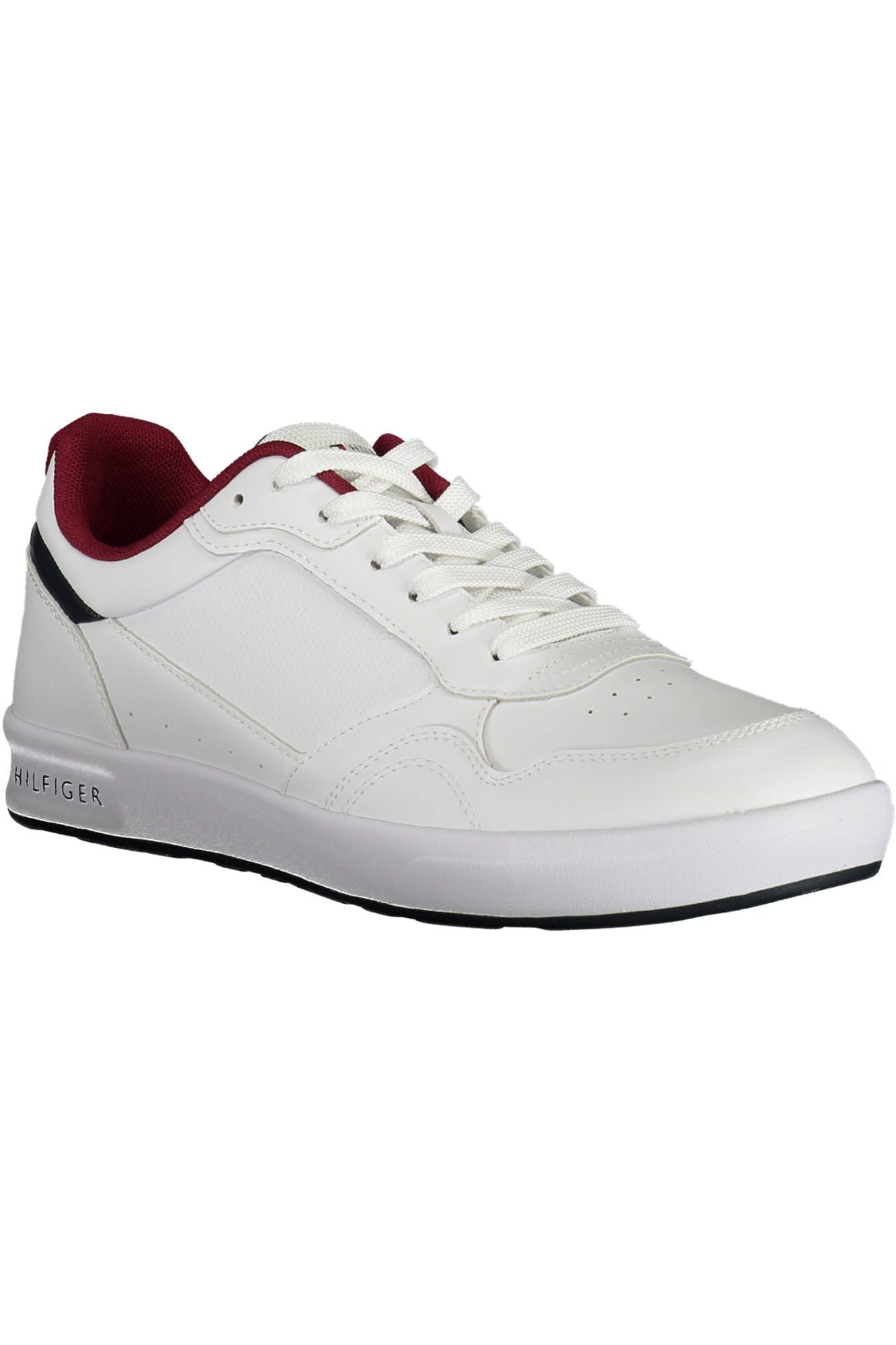 Tommy Hilfiger White Polyester Men Sneaker