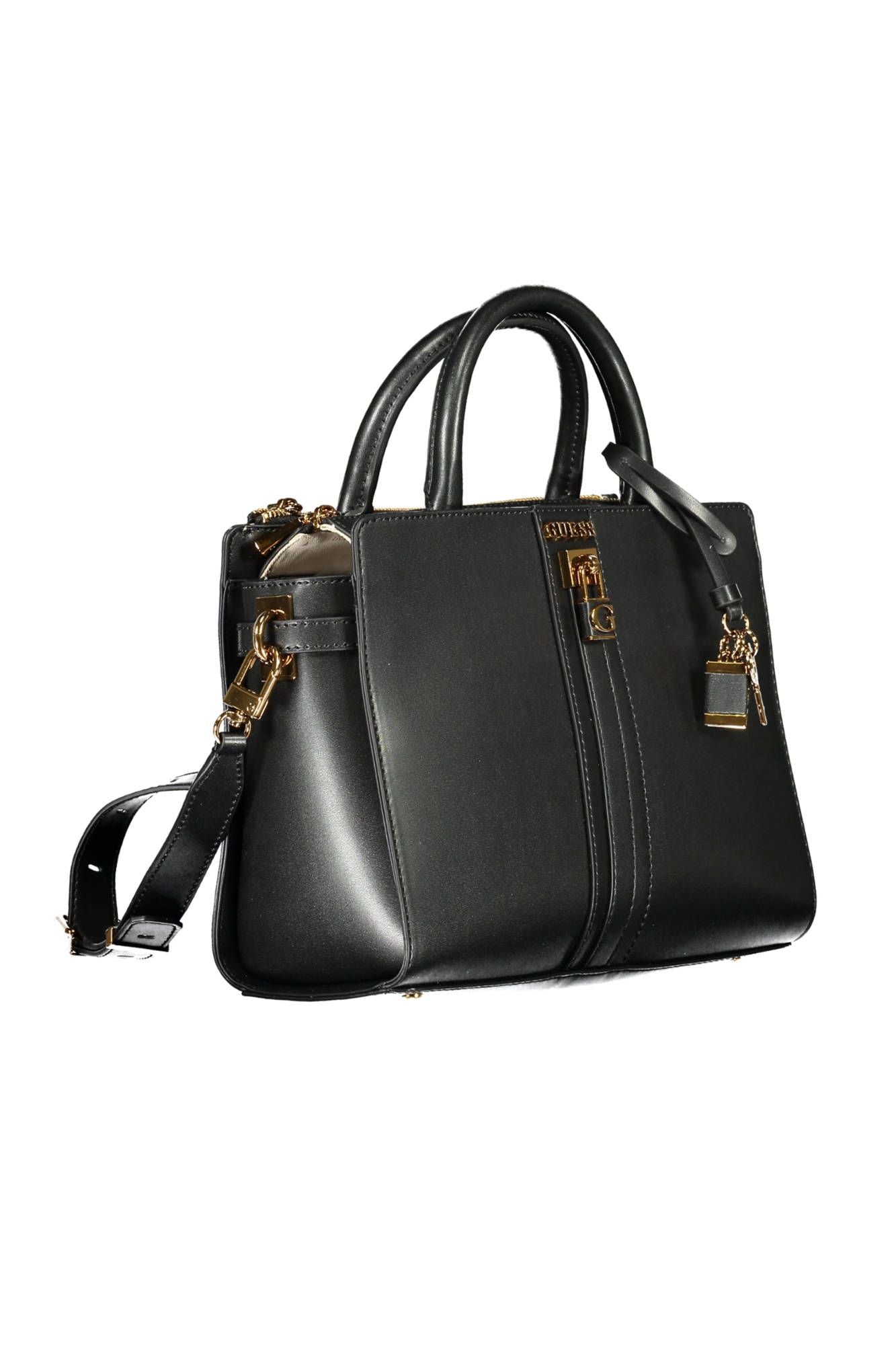 Guess Jeans Black Polyurethane Women Handbag