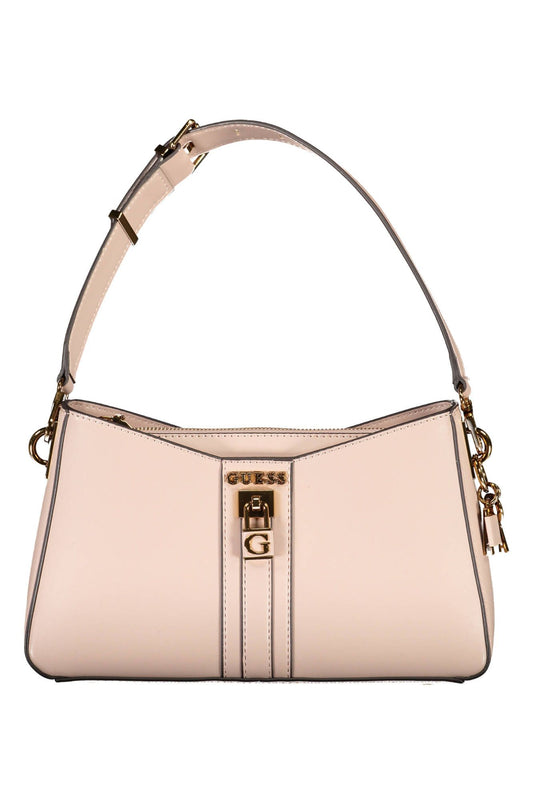 Guess Jeans Pink Polyurethane Women Handbag