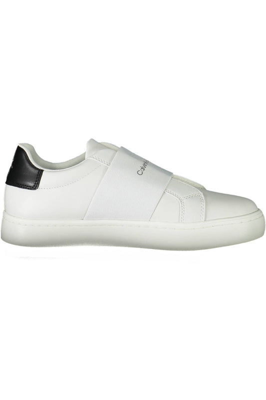 Calvin Klein Chic White Sneakers with Eco-Conscious Design