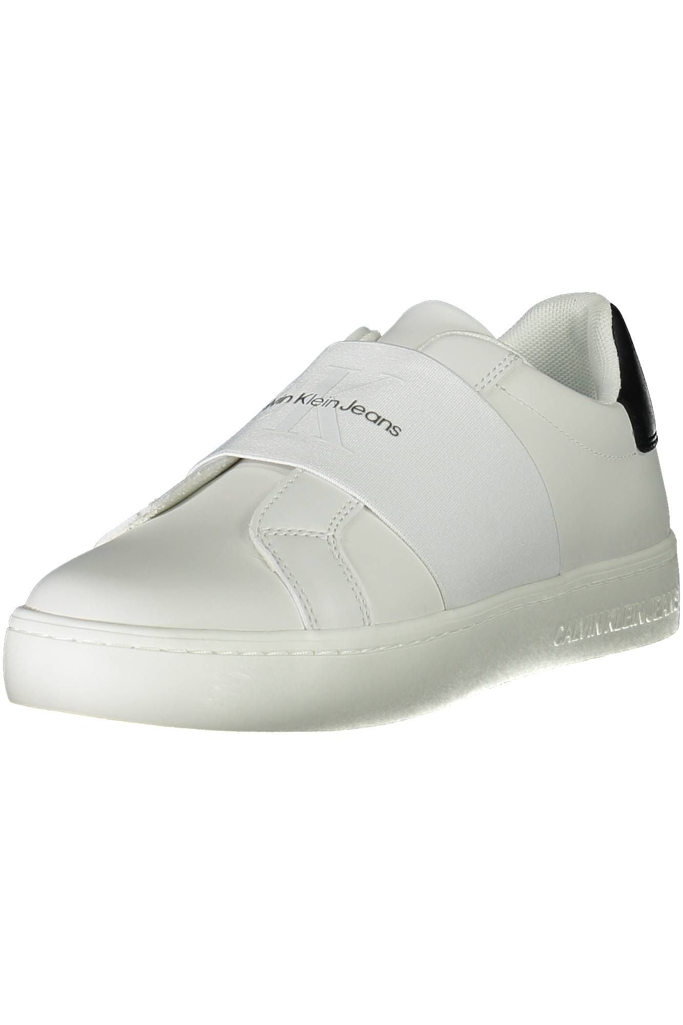 Calvin Klein Chic White Sneakers with Eco-Conscious Design