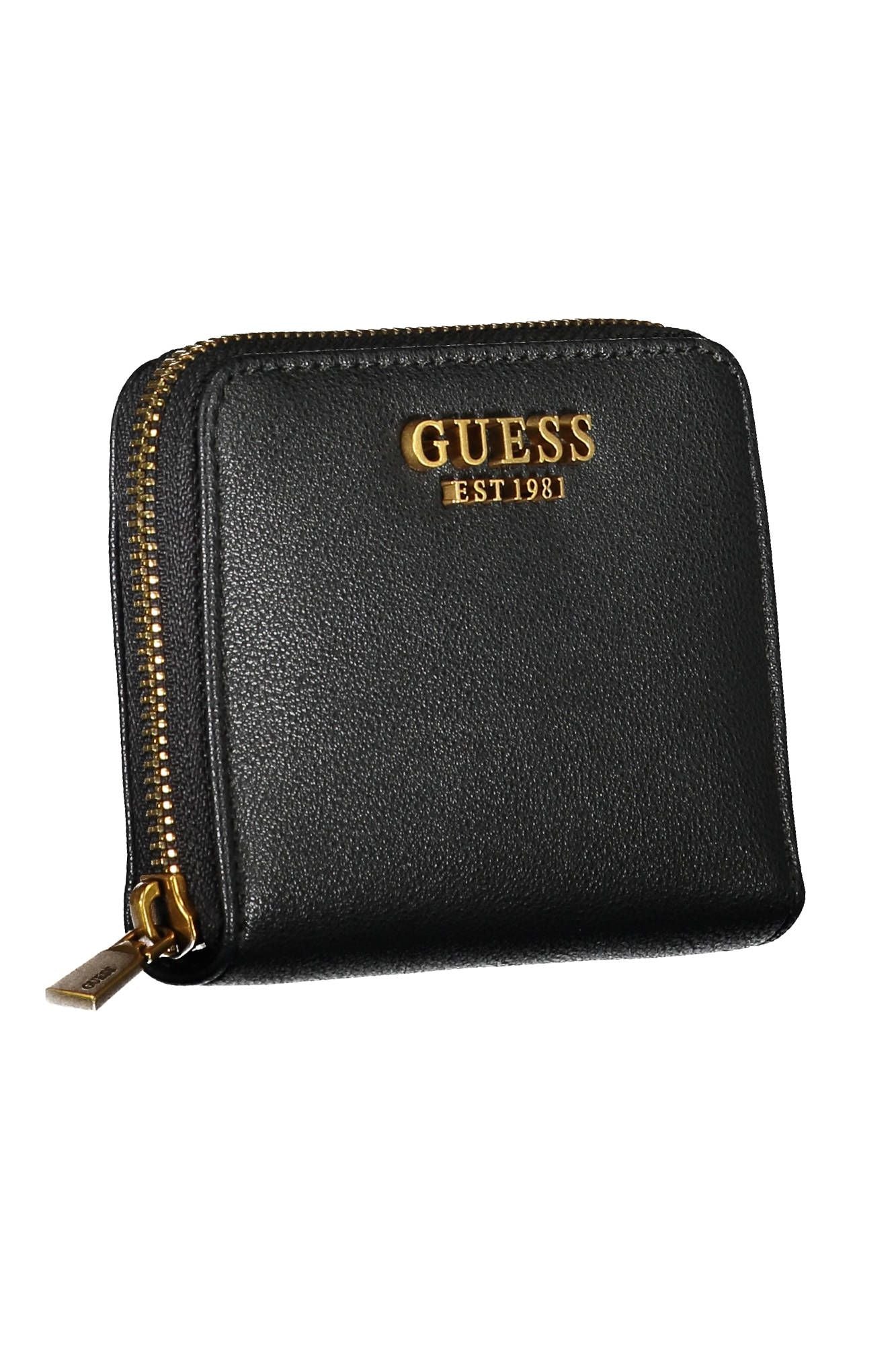 Guess Jeans Black Polyurethane Women Wallet