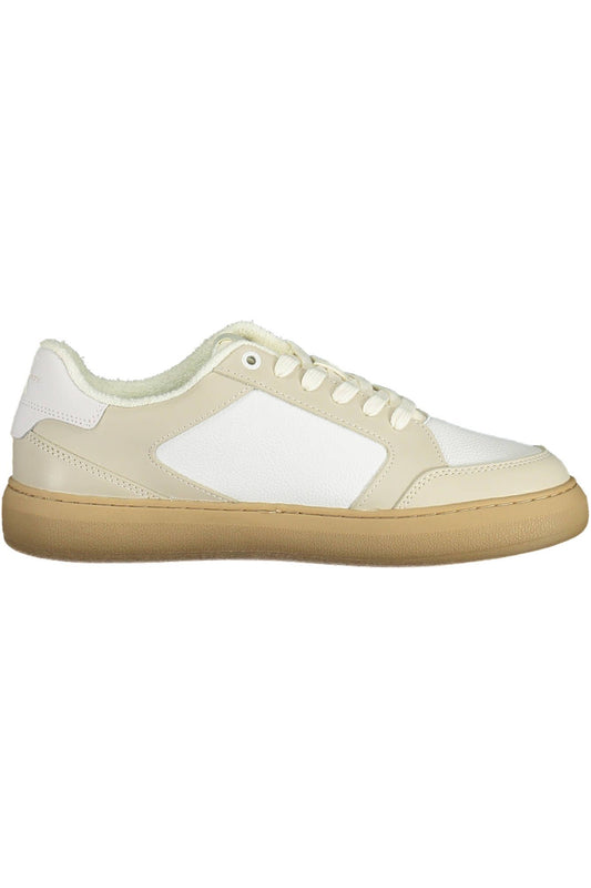 Calvin Klein Eco-Conscious White Sneakers with Contrasting Details