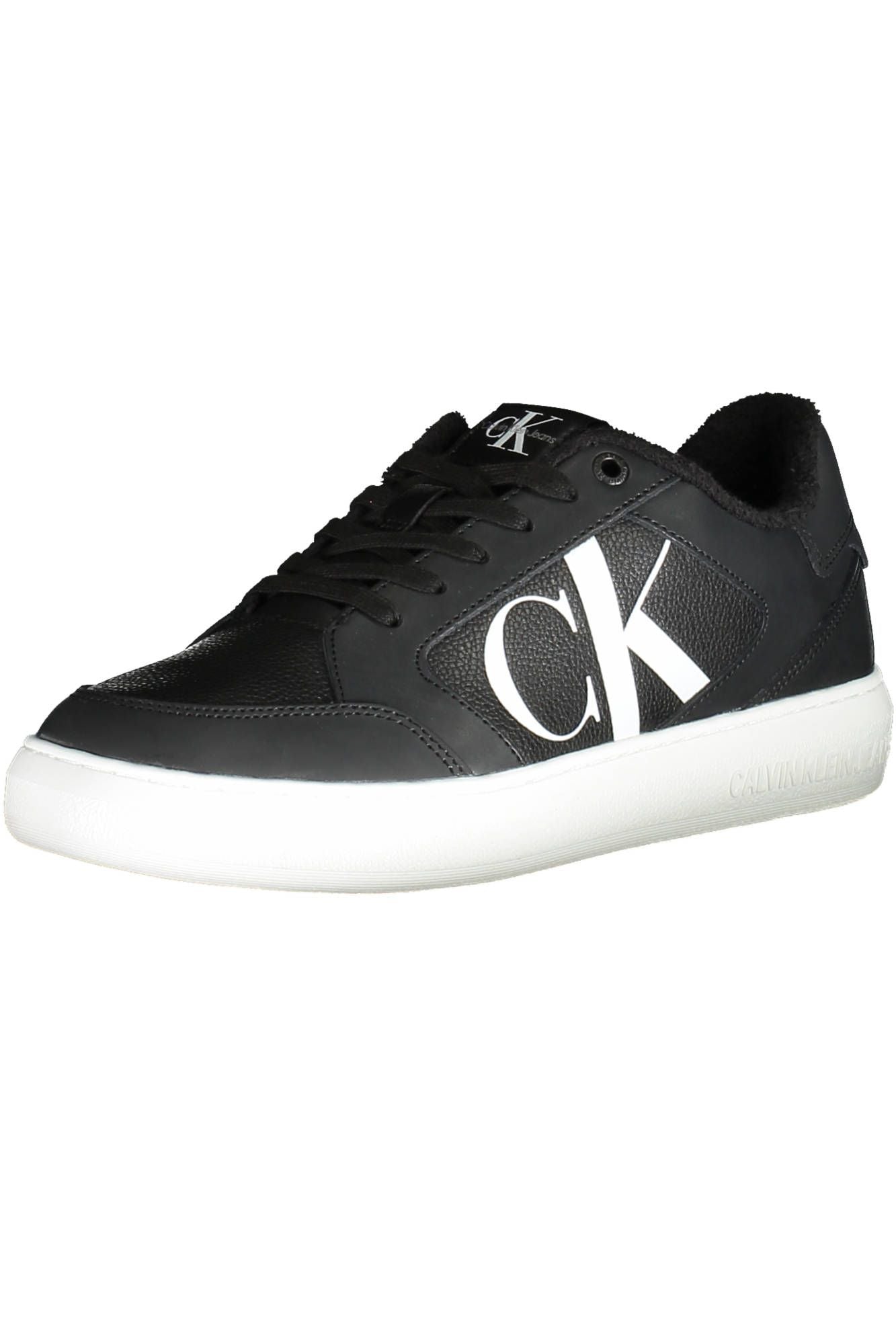 Calvin Klein Black Polyester Men Sneaker