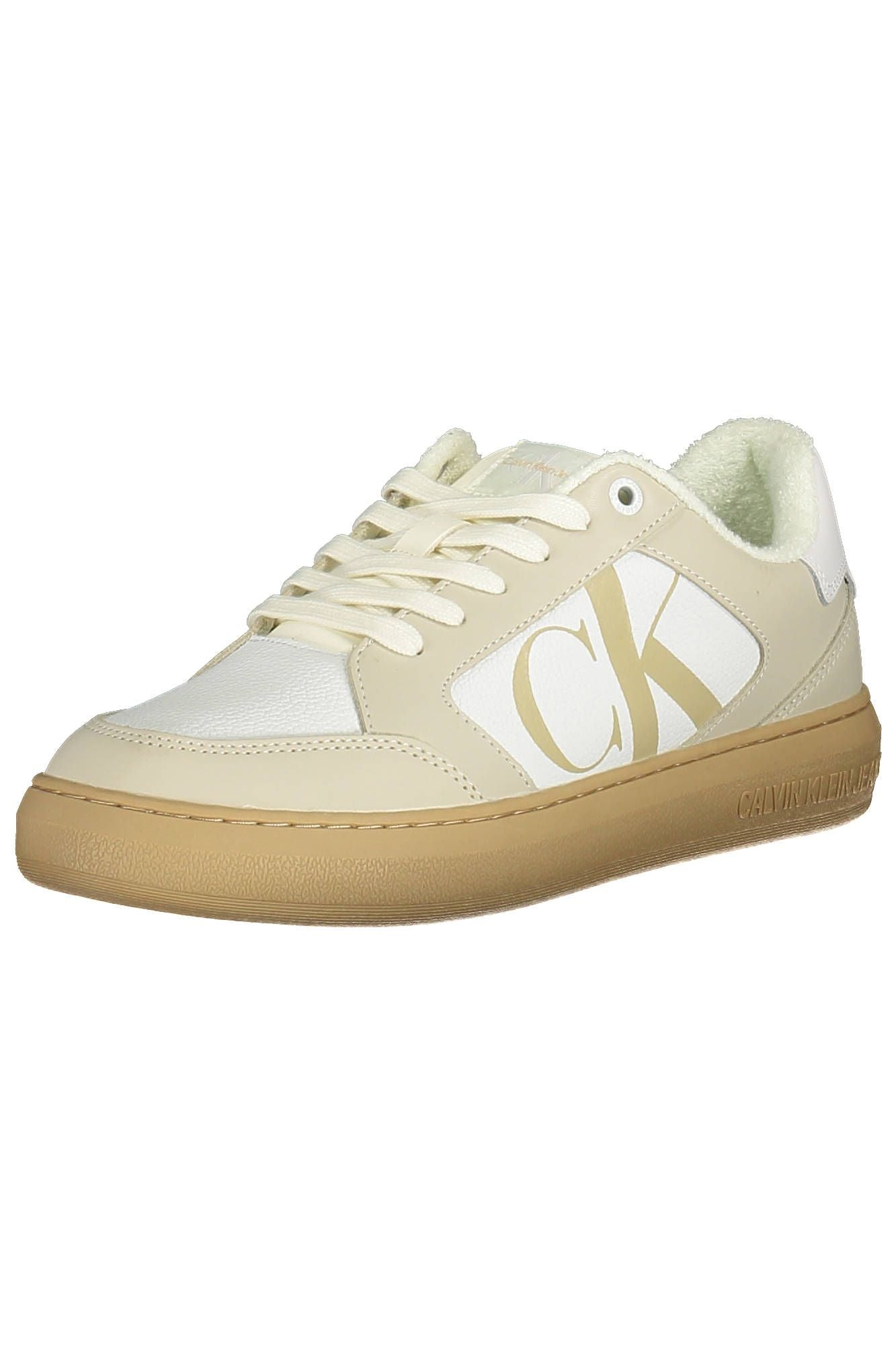 Calvin Klein White Polyester Men Sneaker