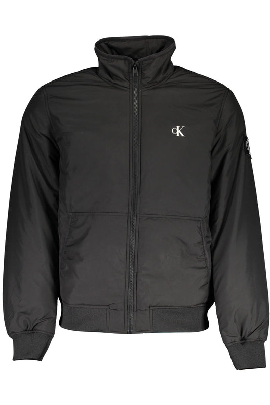 Calvin Klein Chic Eco-Conscious Black Jacket with Modern Edge