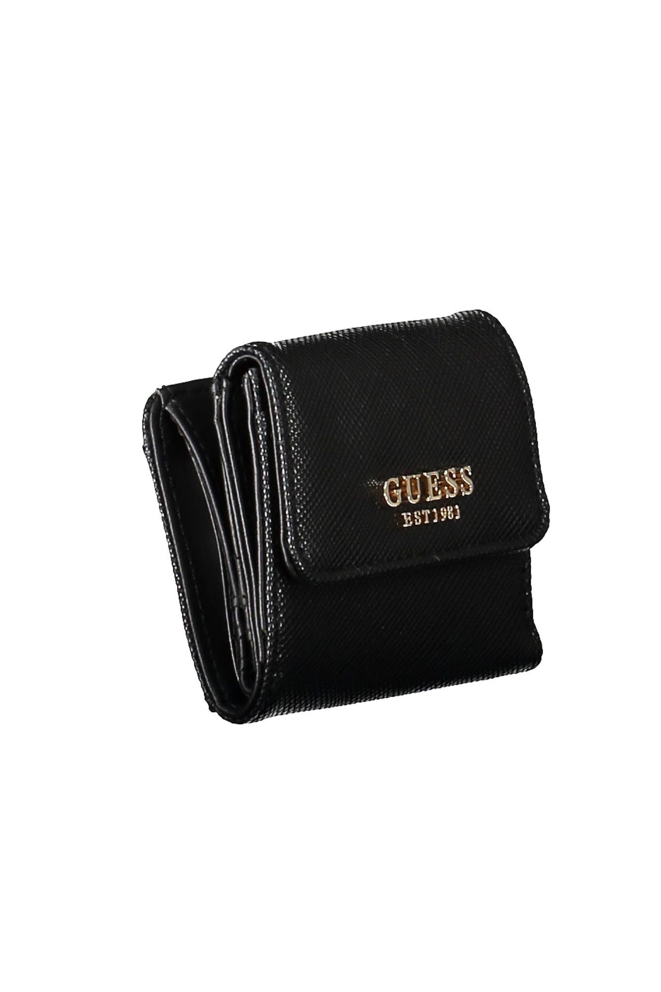 Guess Jeans Black Polyurethane Women Wallet