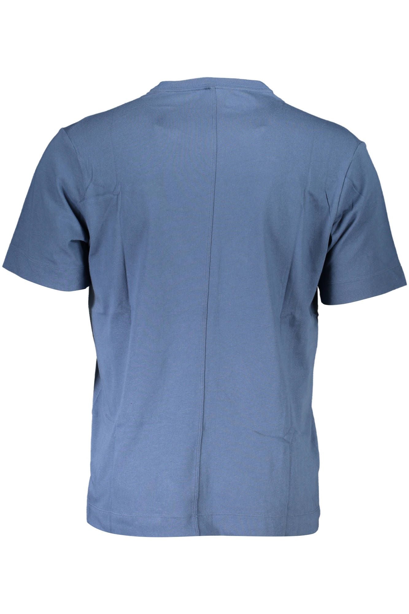 Calvin Klein Sleek Blue Round Neck Logo Tee