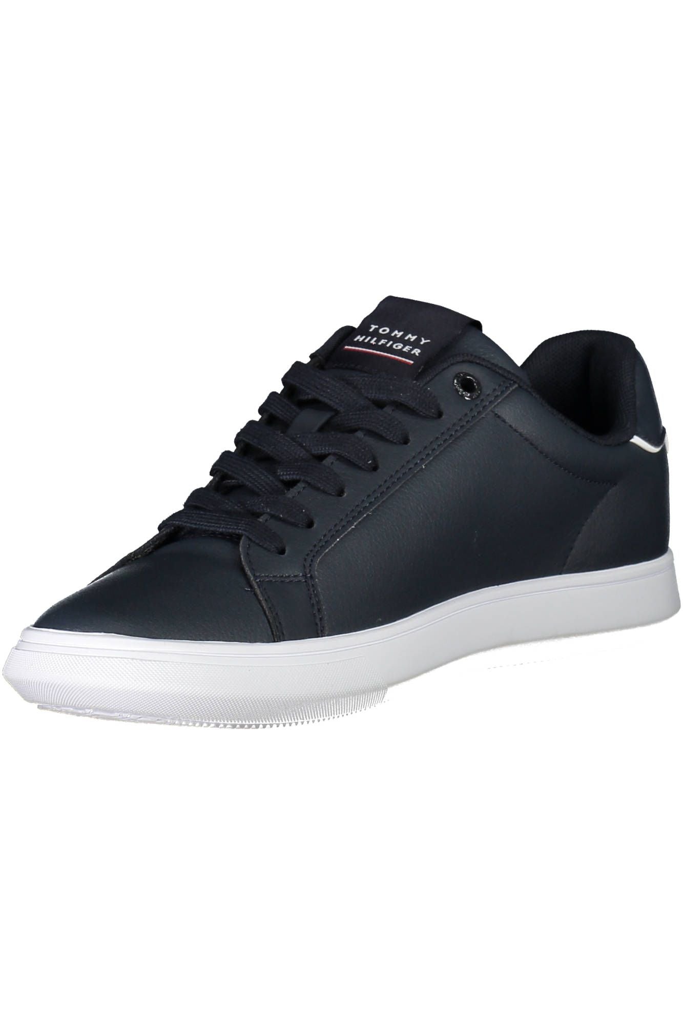 Tommy Hilfiger Sleek Blue Sneakers with Contrast Accents