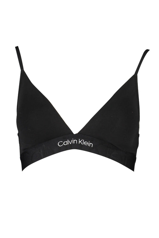 Calvin Klein Black Cotton Women Bra