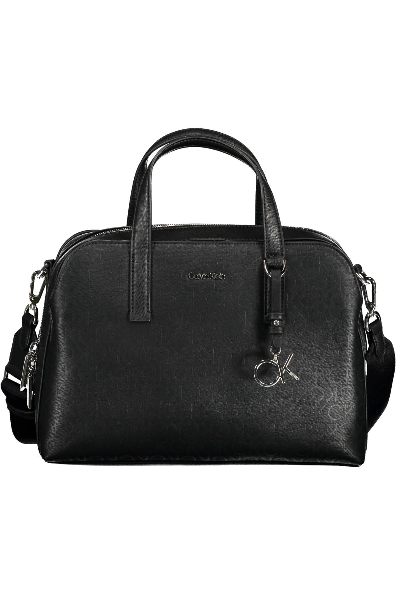 Calvin Klein Black Recycled Polyester Women Handbag