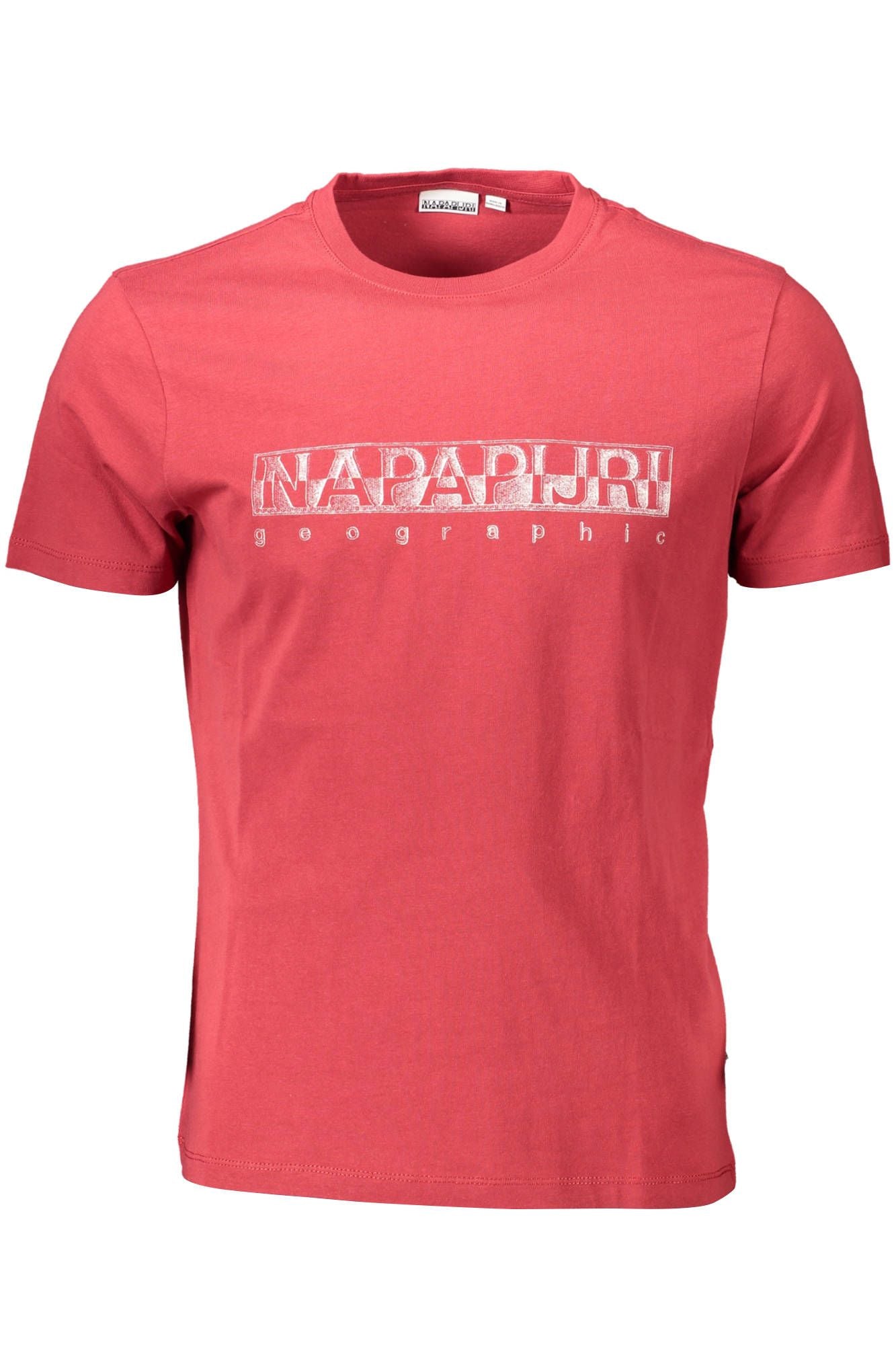 Napapijri Red Cotton Men T-Shirt