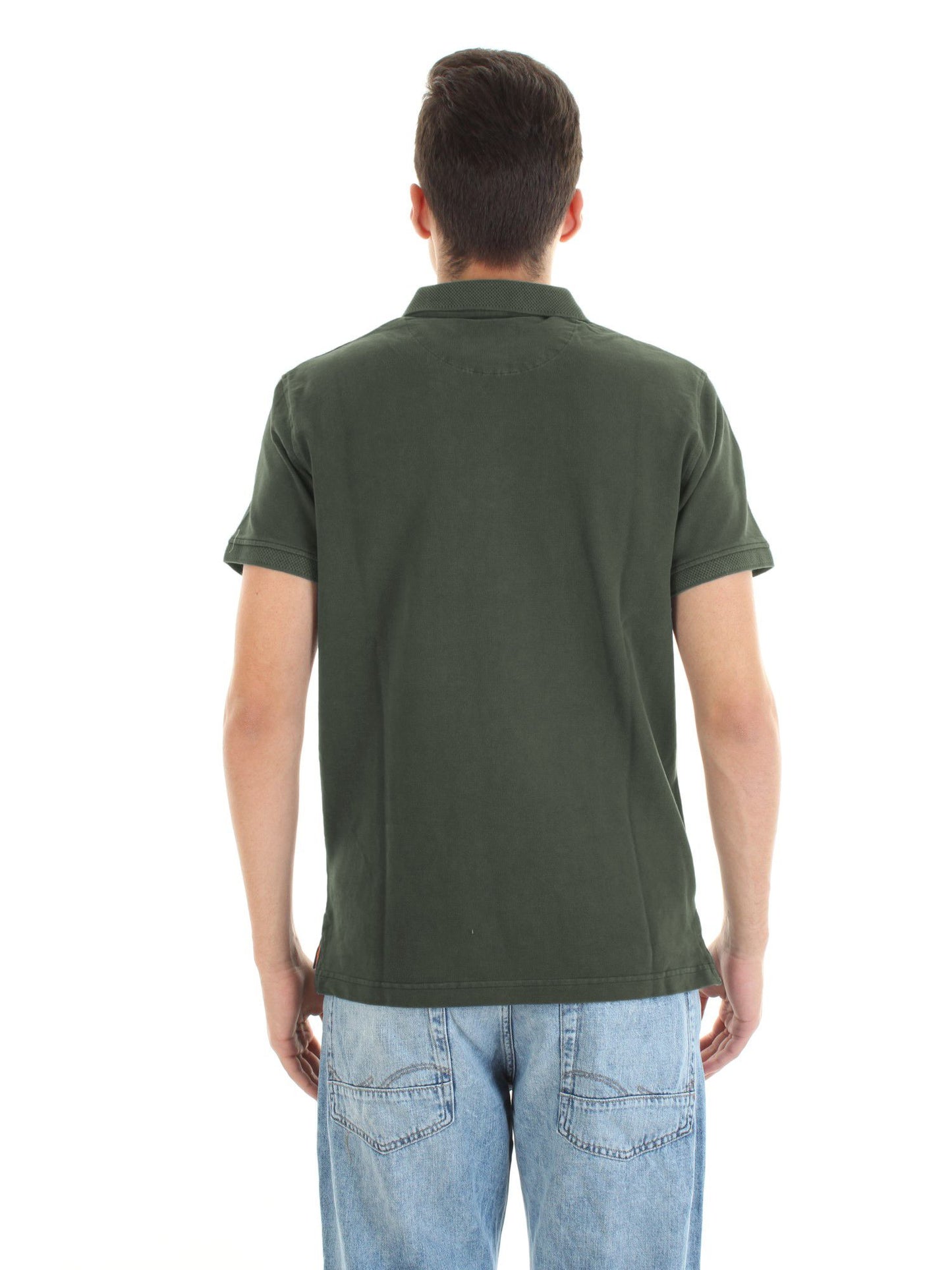 Fred Mello Vintage Green Pique Polo Shirt