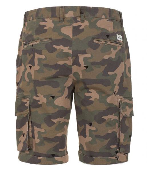 Fred Mello Chic Camouflage Cotton Blend Bermuda Shorts