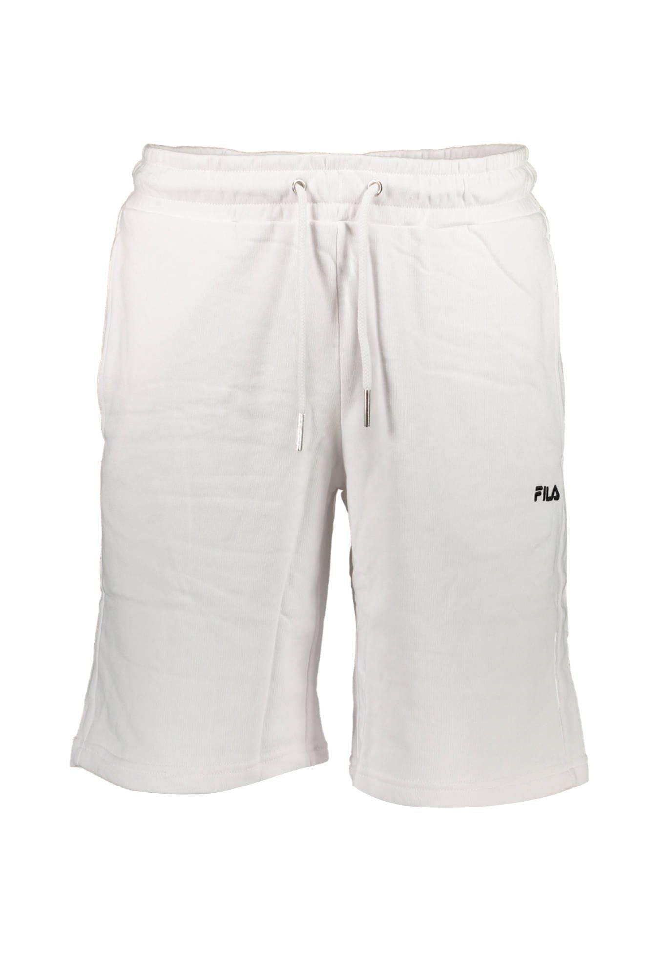 Fila White Cotton Men Bermuda