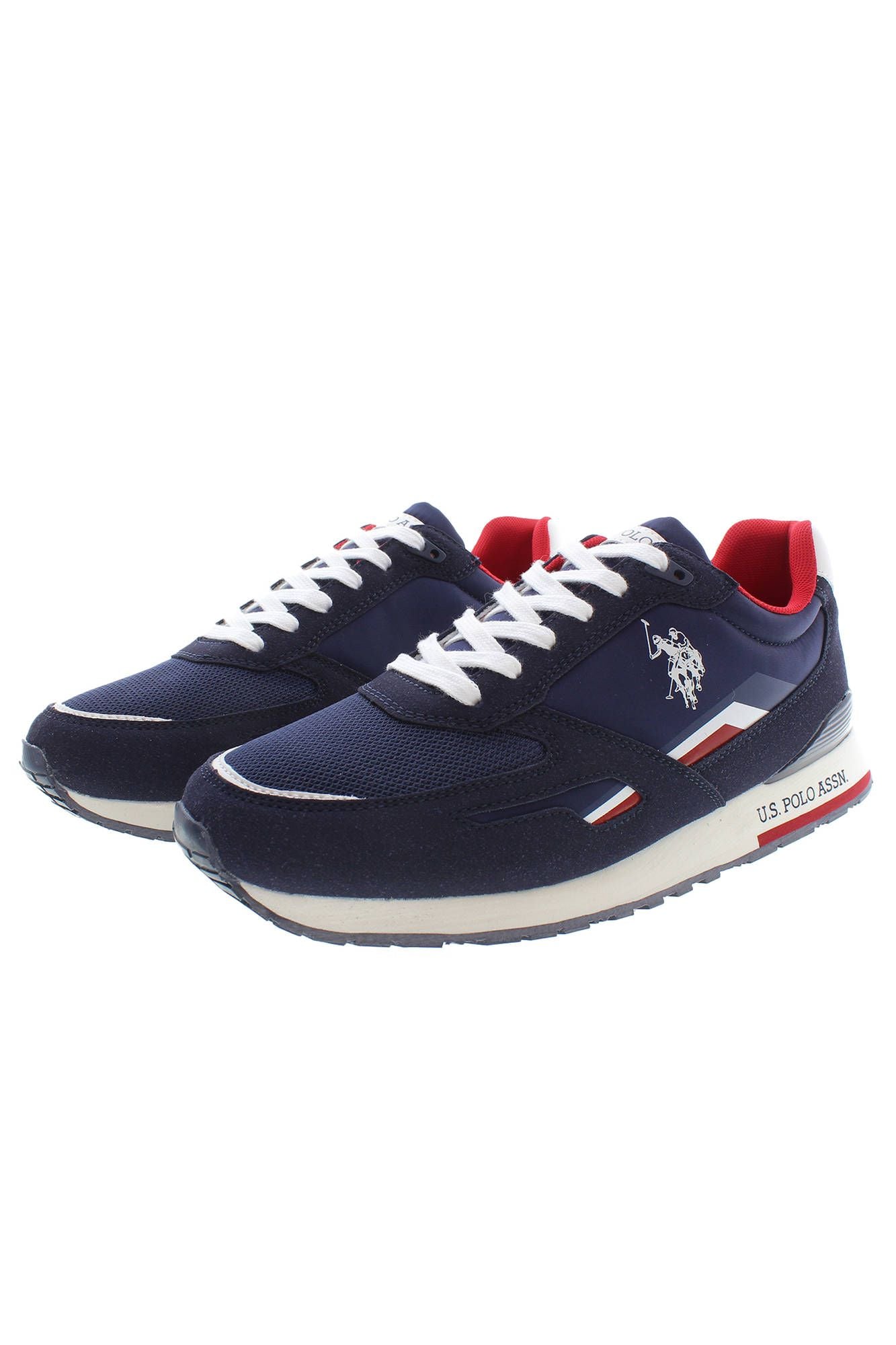 U.S. POLO ASSN. Blue Polyester Men Sneaker