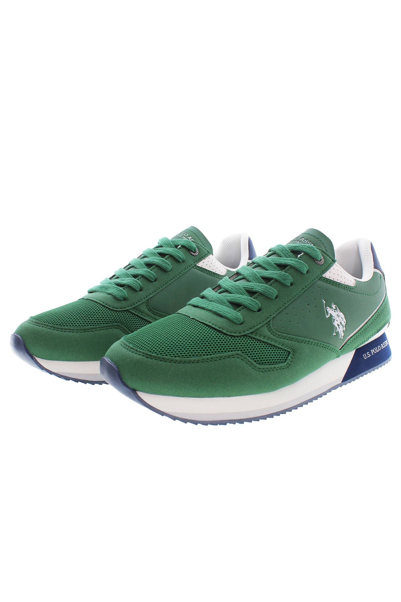 U.S. POLO ASSN. Green Polyester Men Sneaker