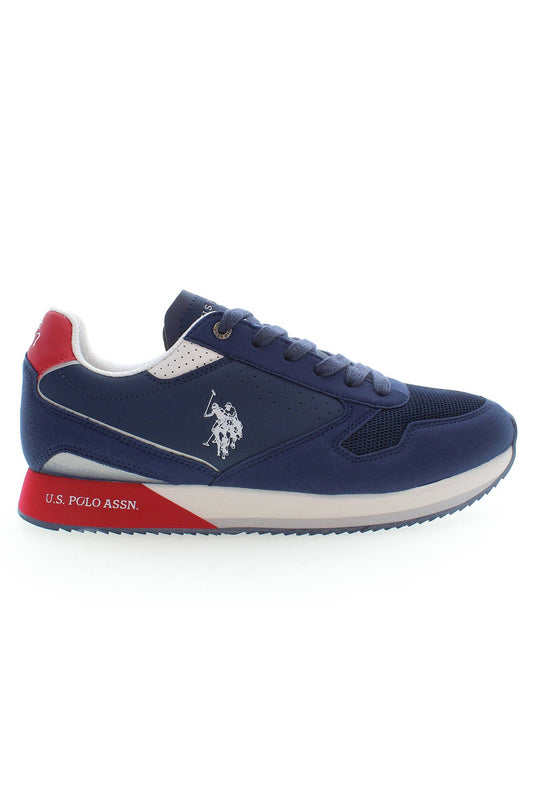 U.S. POLO ASSN. Blue Polyester Men Sneaker