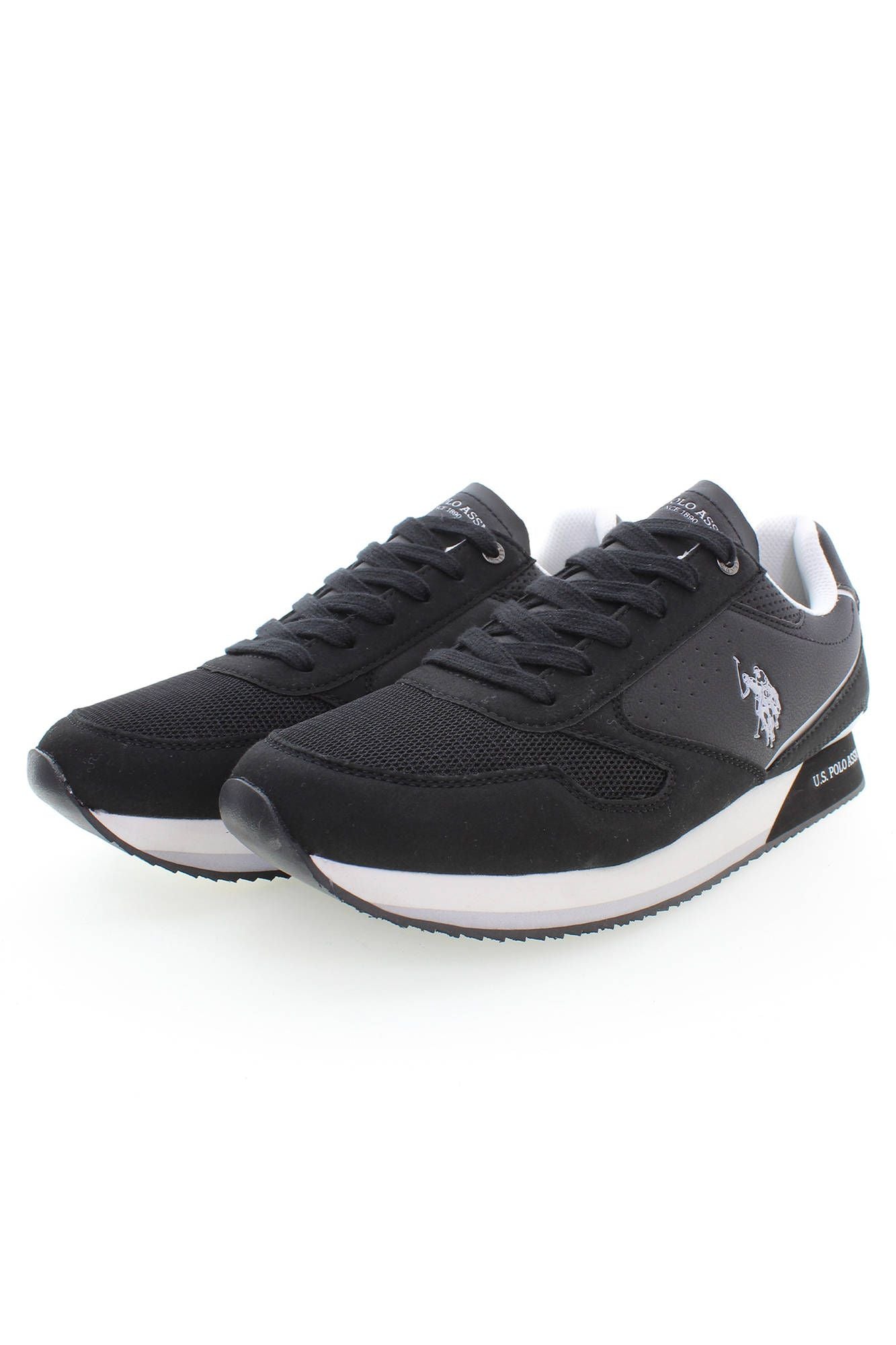 U.S. POLO ASSN. Black Polyester Men Sneaker