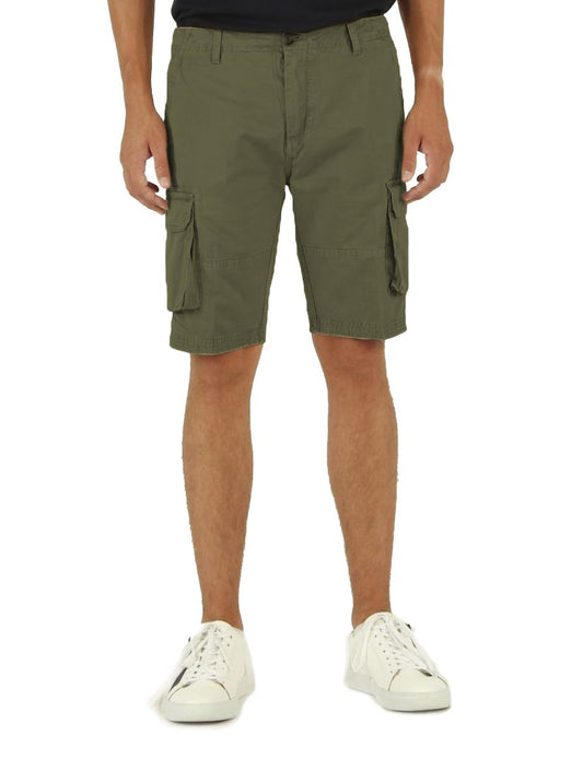 Fred Mello Classic Green Cotton Bermuda Shorts