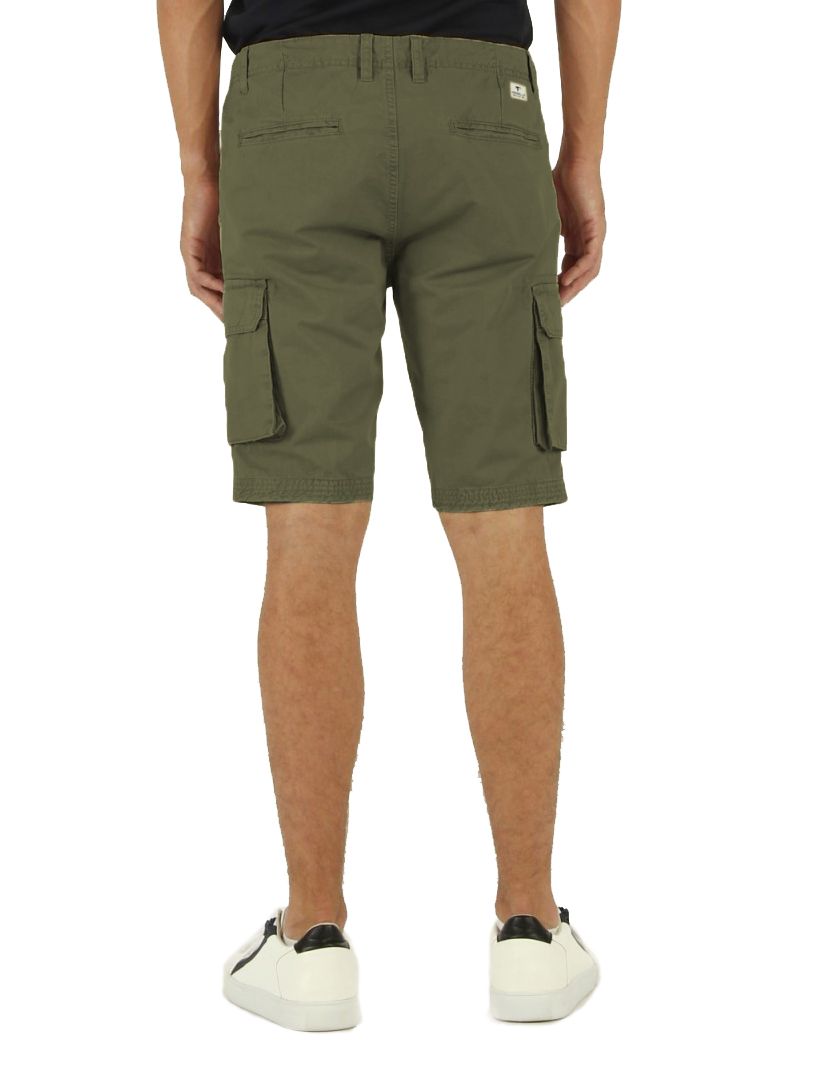 Fred Mello Classic Green Cotton Bermuda Shorts