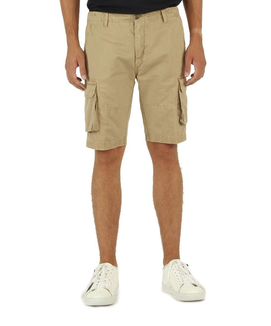 Fred Mello Beige Cotton Men's Bermuda Short