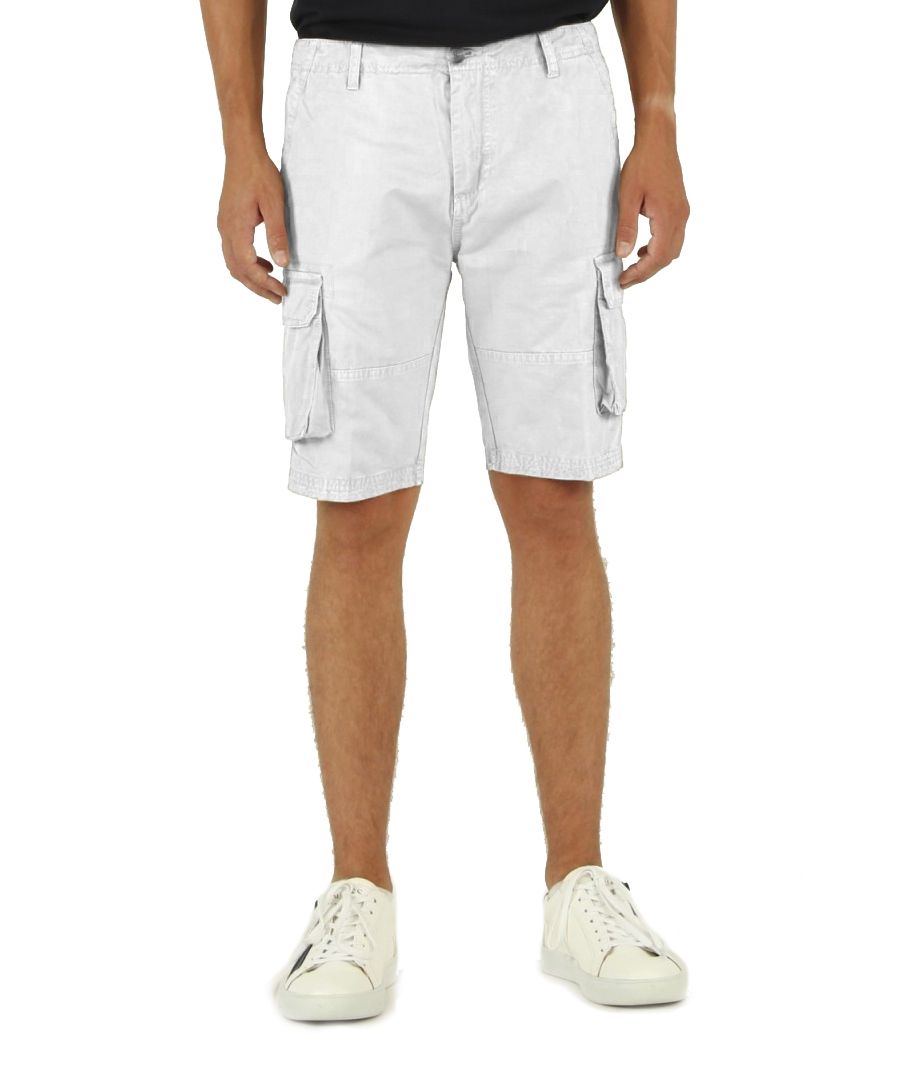 Fred Mello White Cotton Men's Bermuda Shorts