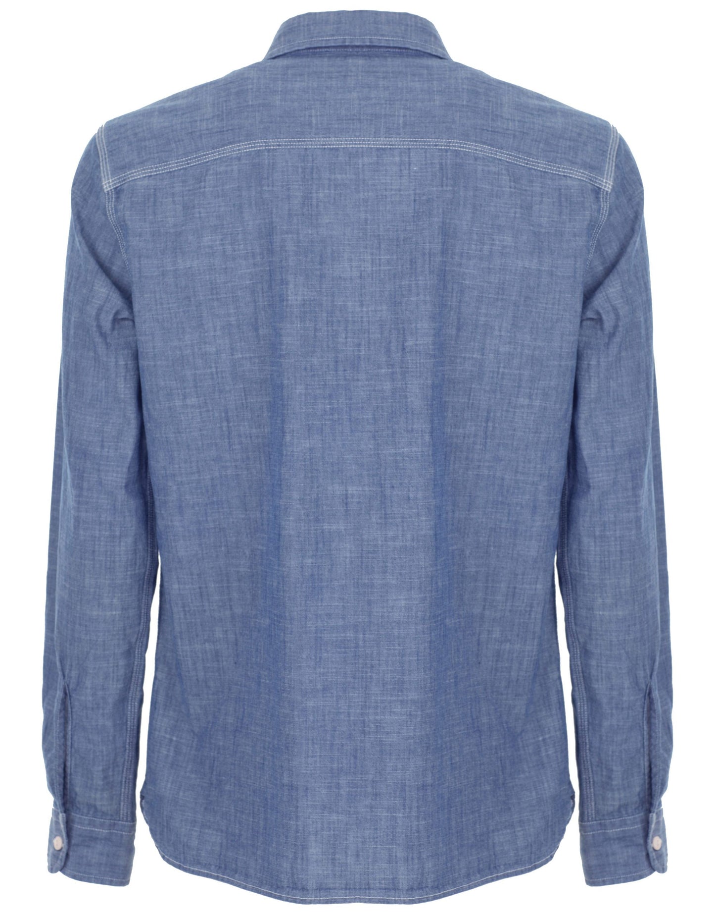 Fred Mello Chic Denim Chest Pocket Shirt