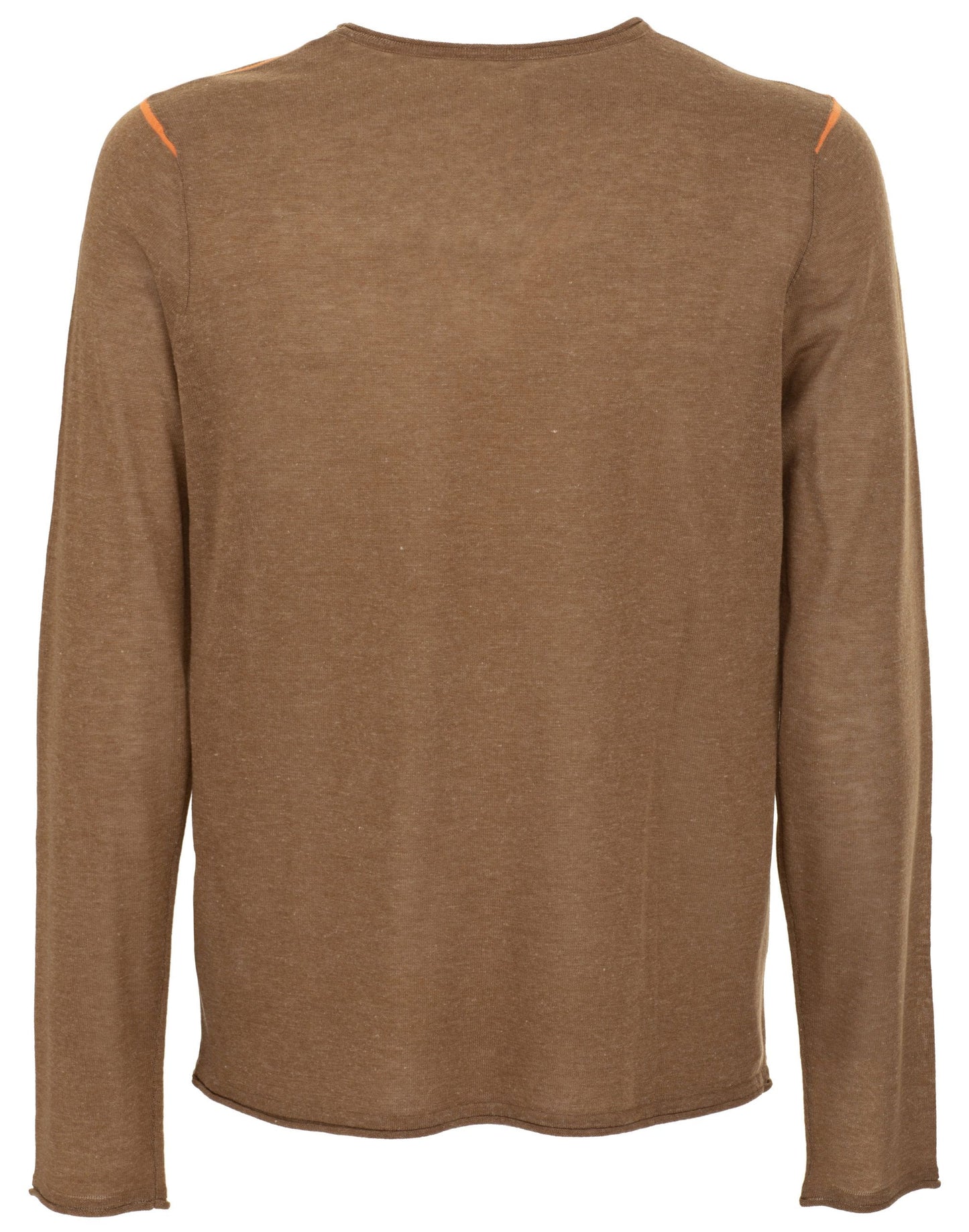 Fred Mello Brown Acrylic Men Sweater