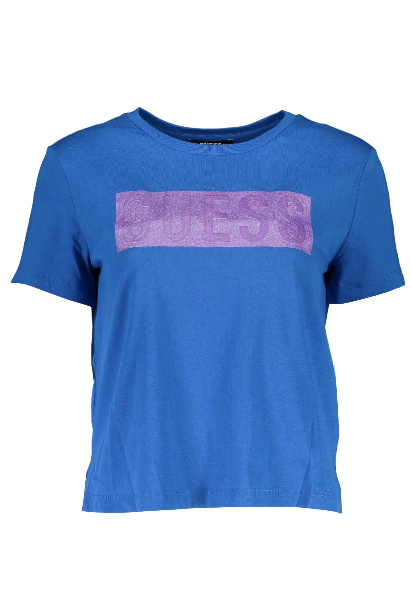 Guess Jeans Blue Cotton Women T-Shirt