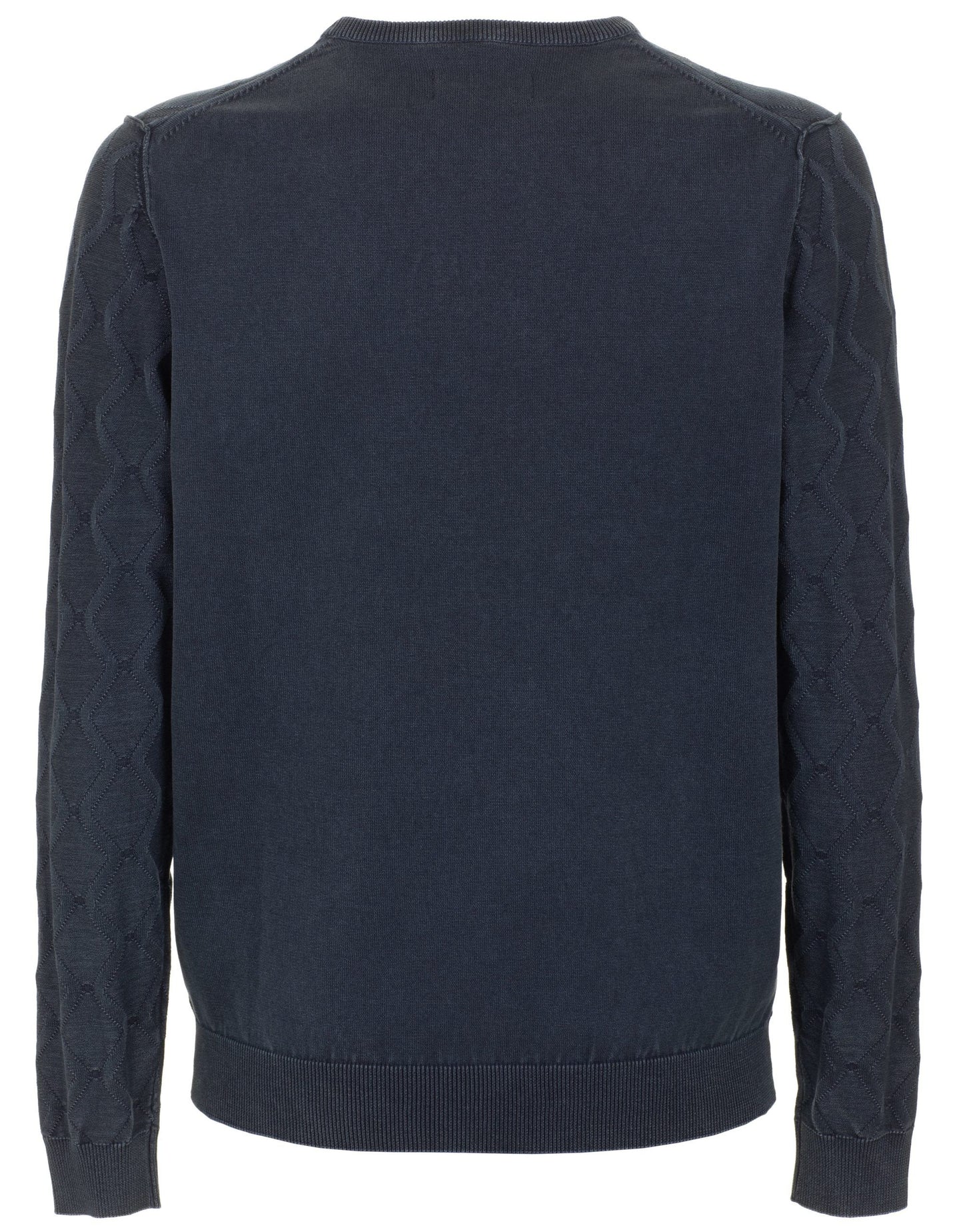 Fred Mello Black Cotton Men Sweater