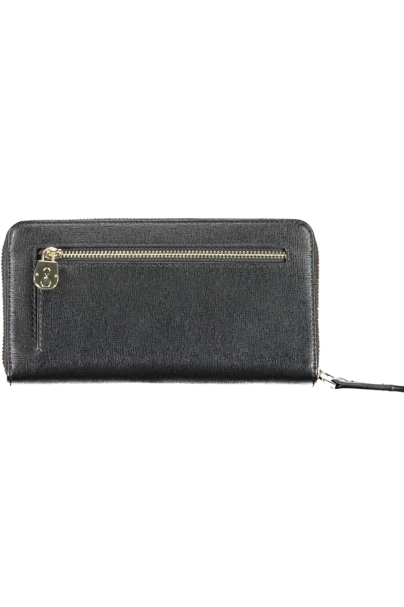 Calvin Klein Black Polyurethane Women Wallet