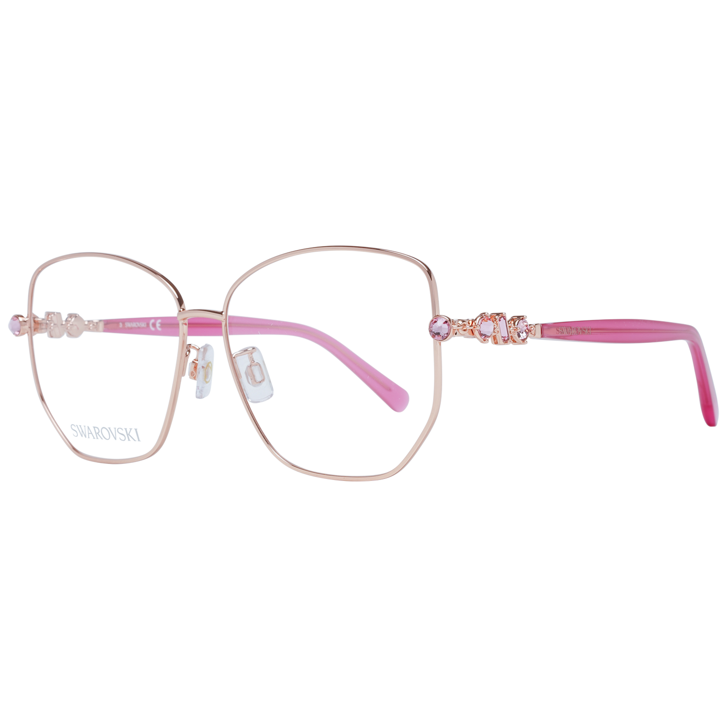 Swarovski Rose Gold Women Optical Frames