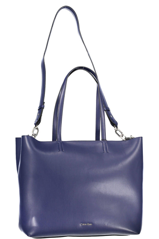 Calvin Klein Blue Polyurethane Women Handbag