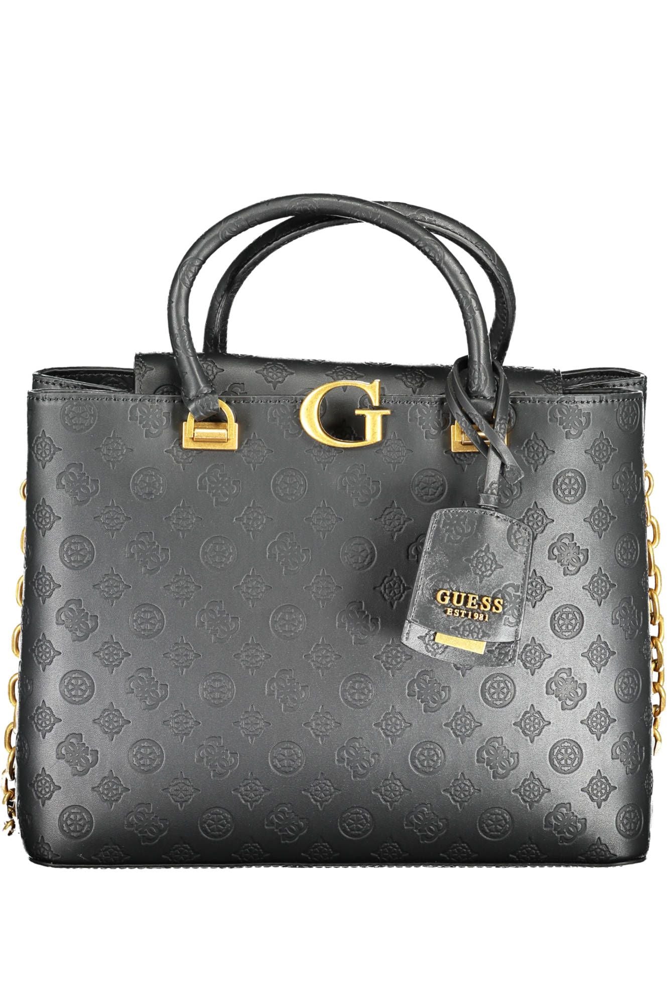 Guess Jeans Black Polyurethane Women Handbag