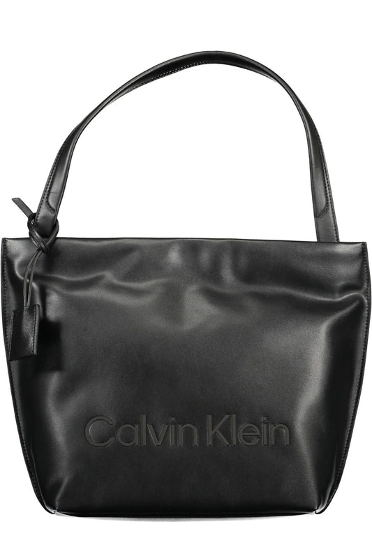 Calvin Klein Black Polyester Women Handbag