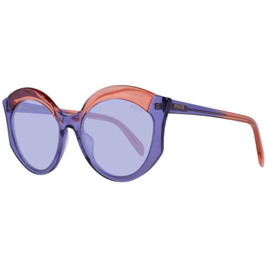 Emilio Pucci Elegant Purple Butterfly Sunglasses