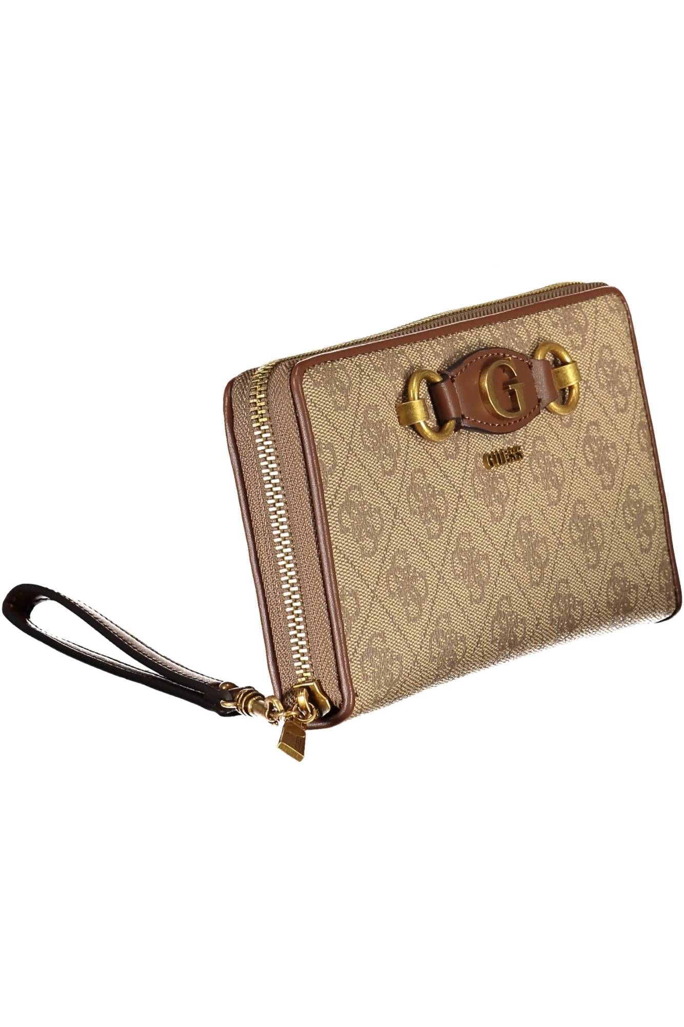 Guess Jeans Beige Polyurethane Women Wallet