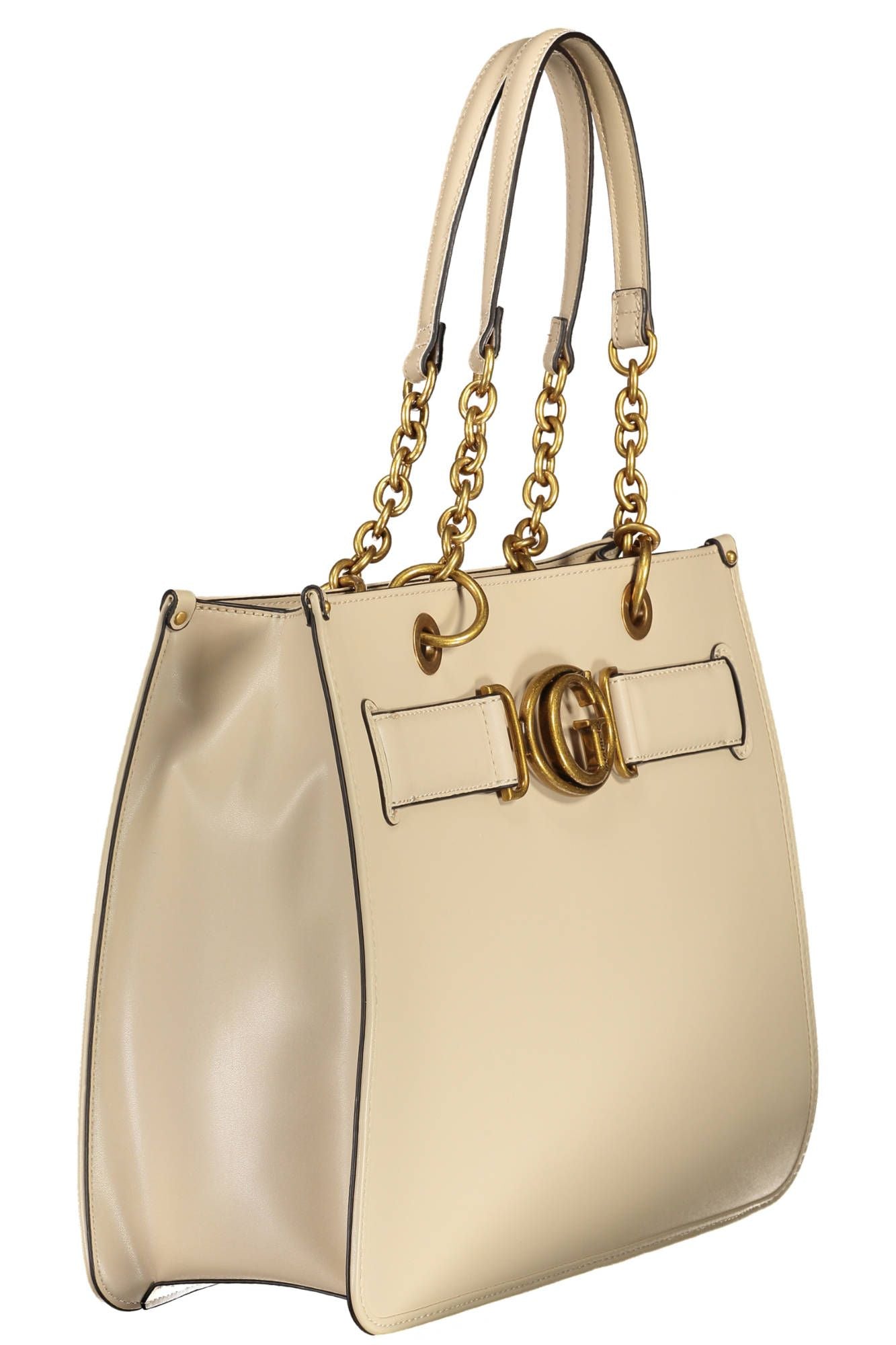 Guess Jeans Beige Polyurethane Women Handbag