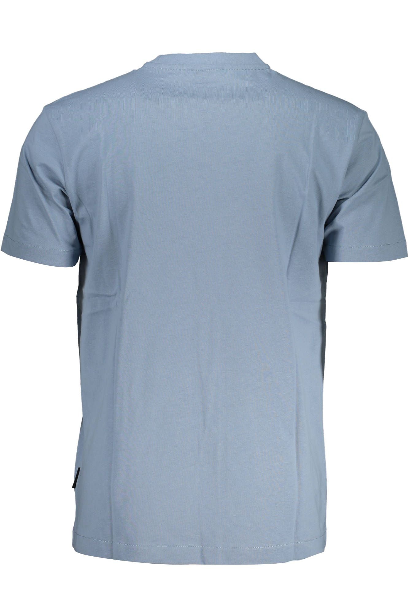 Napapijri Light Blue Cotton Men T-Shirt