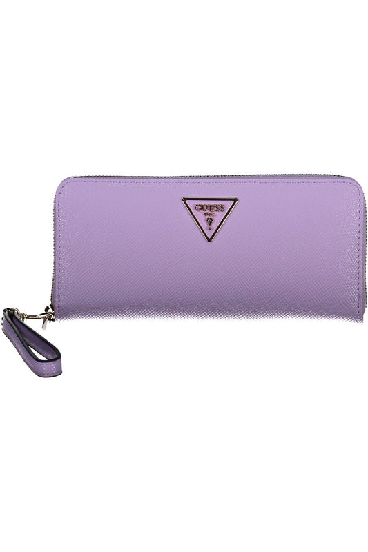 Guess Jeans Purple Polyurethane Women Wallet