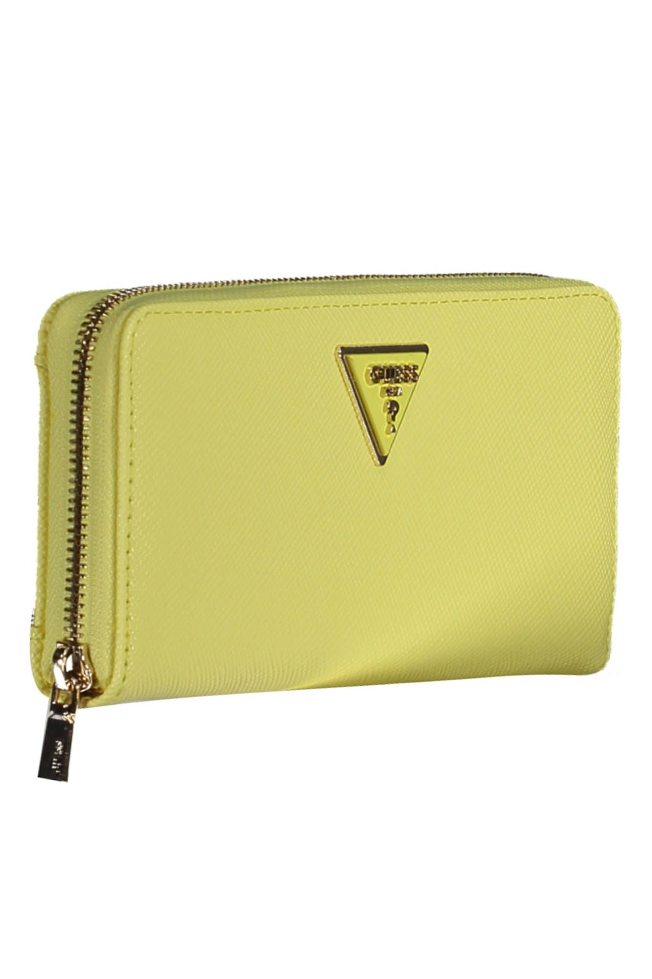 Guess Jeans Yellow Polyurethane Women Wallet