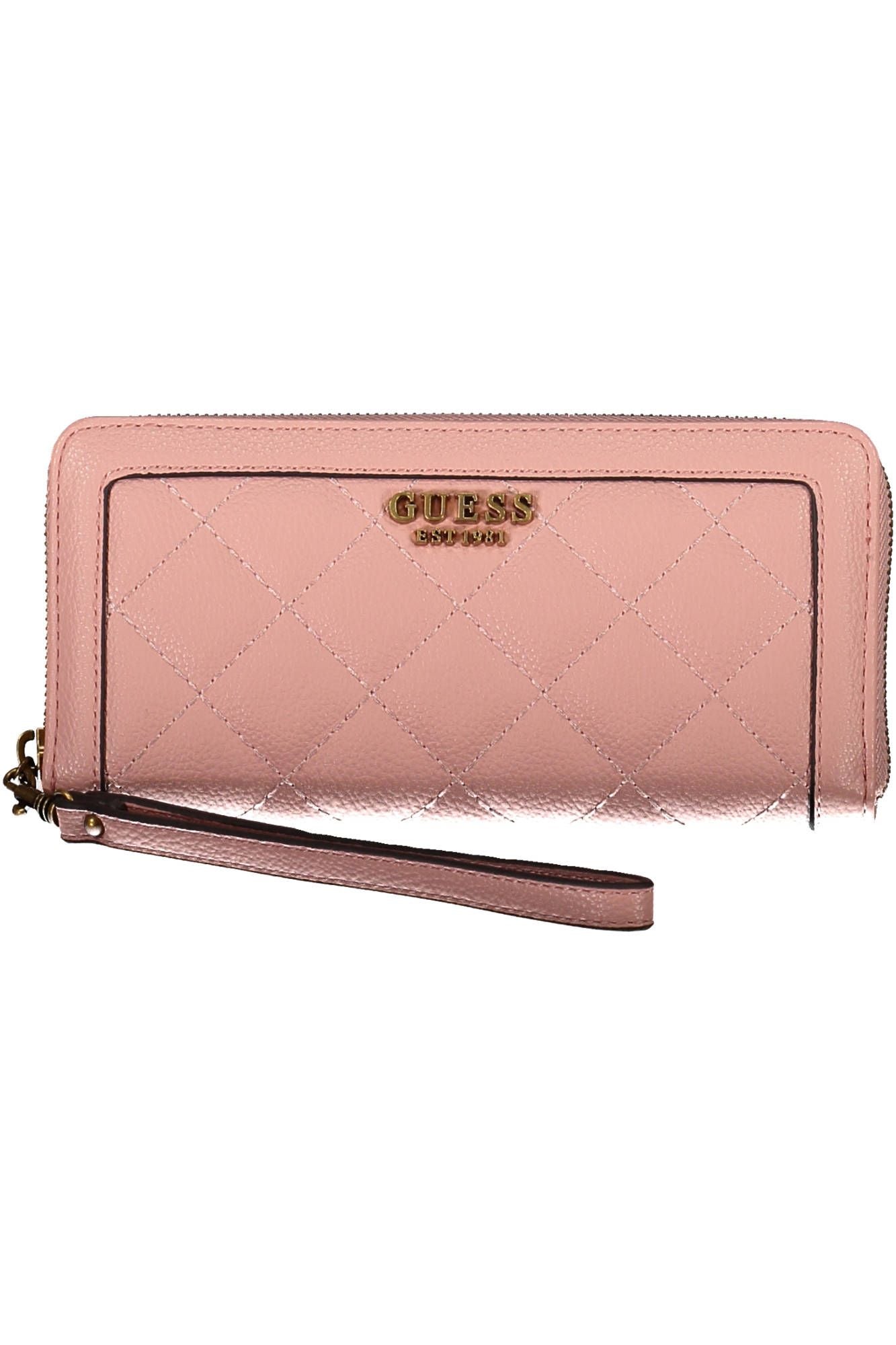 Guess Jeans Pink Polyurethane Women Wallet