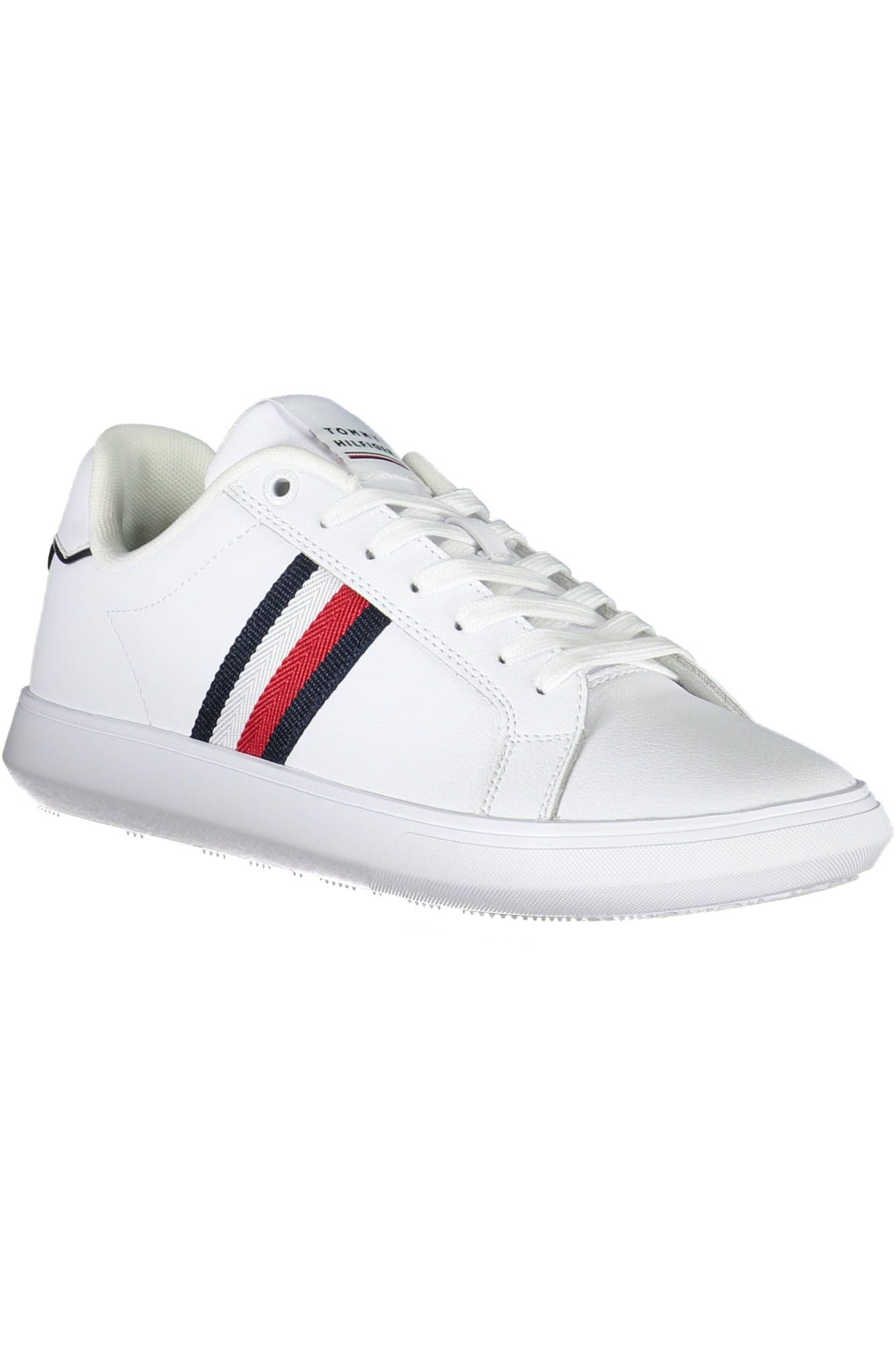 Tommy Hilfiger White Polyester Men Sneaker